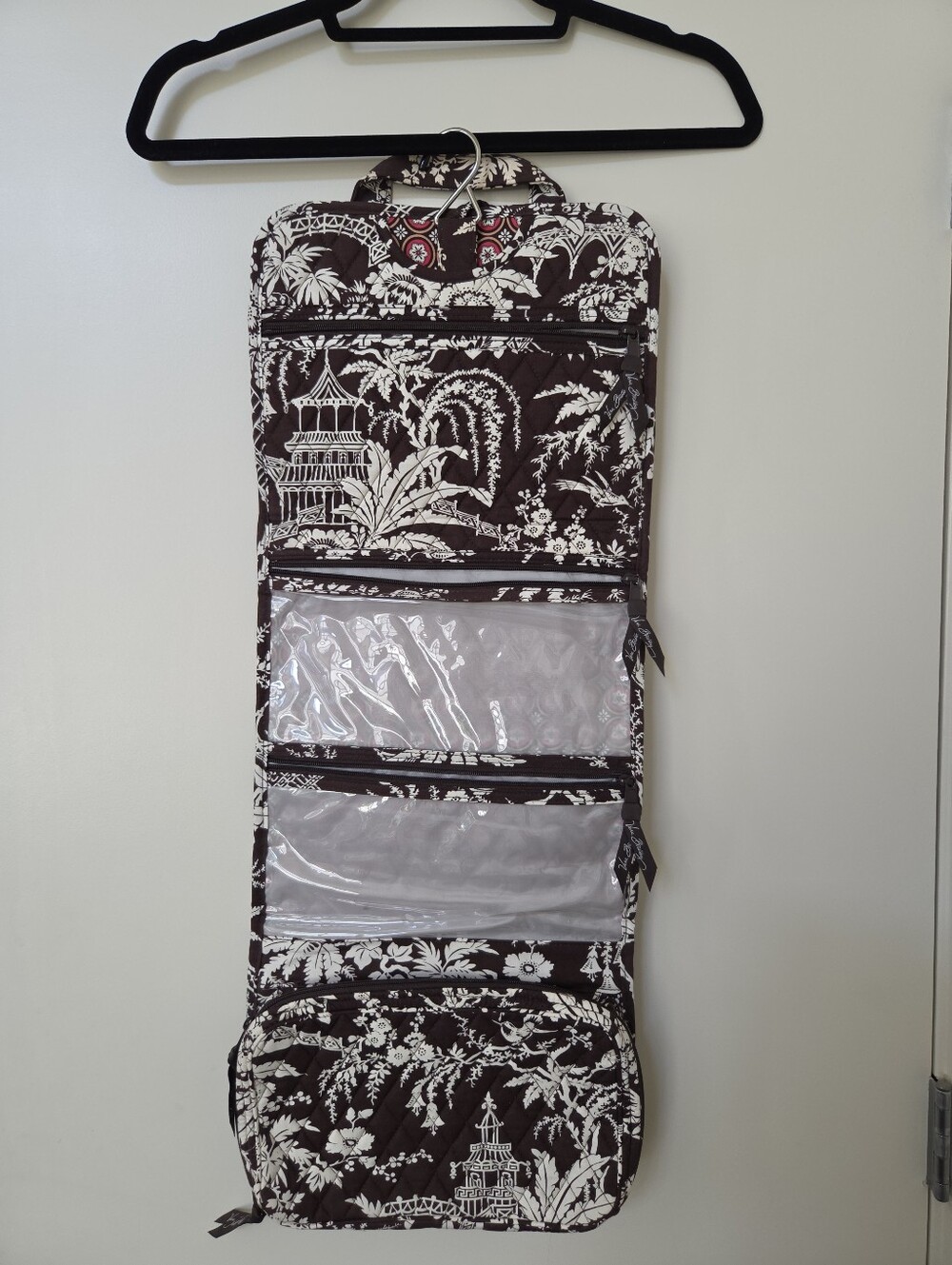 Vera Bradley Hanging Travel Organizer Imperial Toile EXCELLENT Condition Retired